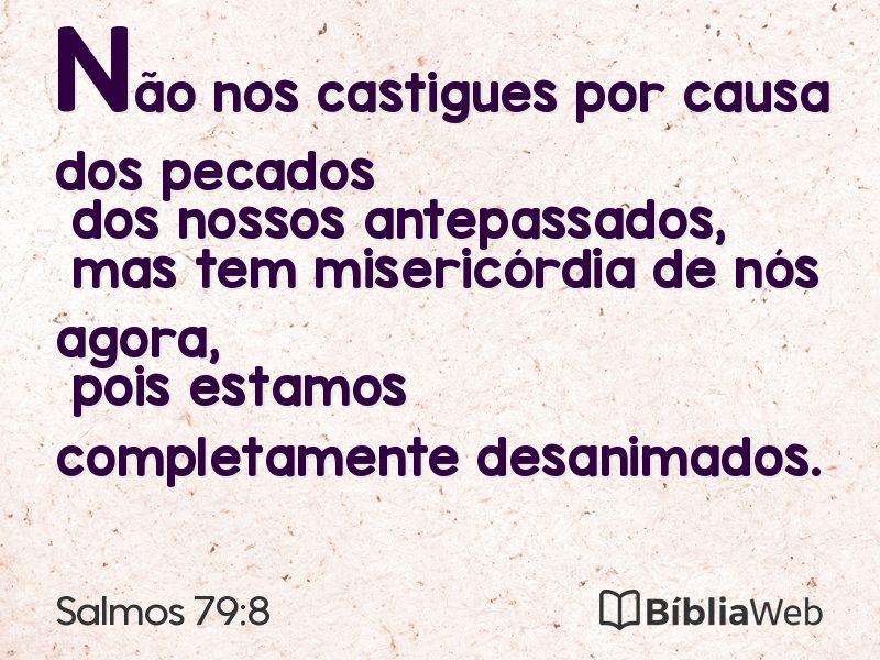 Salmos 79:8 em imagem para compartilhar