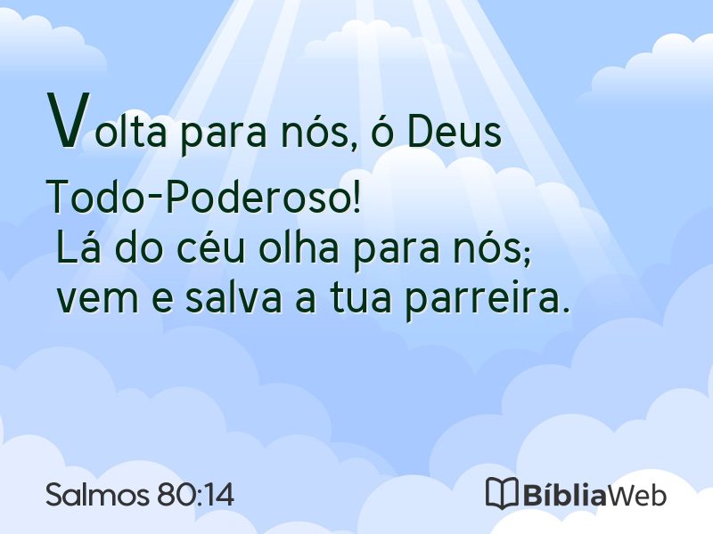 Salmos 80:14 em imagem para compartilhar