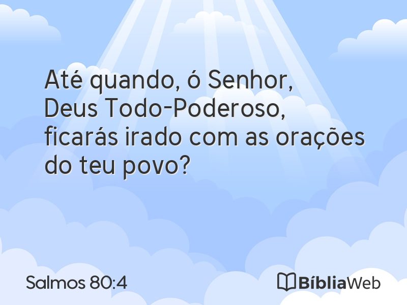 Salmos 80:4 em imagem para compartilhar