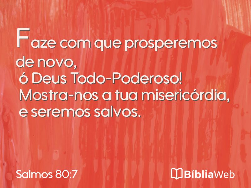 Salmos 80:7 em imagem para compartilhar