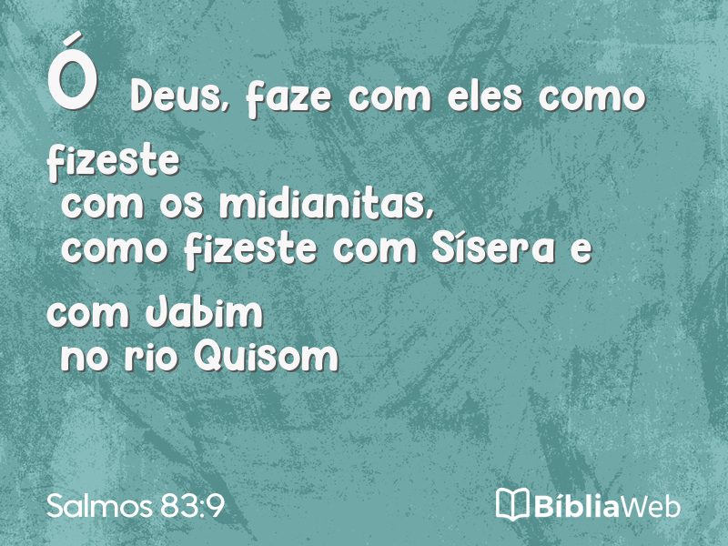 Salmos 83:9 em imagem para compartilhar