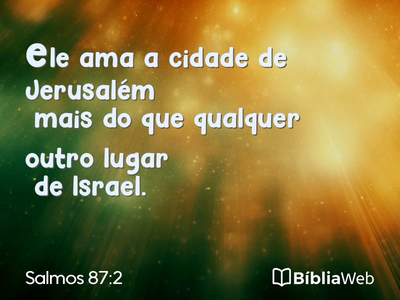 Salmos 87:2 em imagem para compartilhar