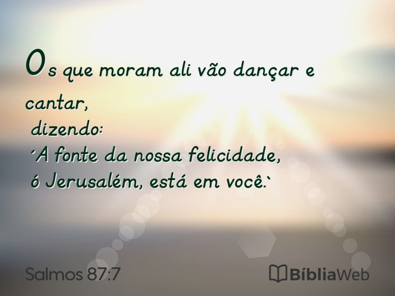 Salmos 87:7 em imagem para compartilhar