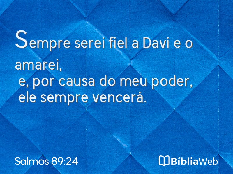 Salmos 89:24 em imagem para compartilhar