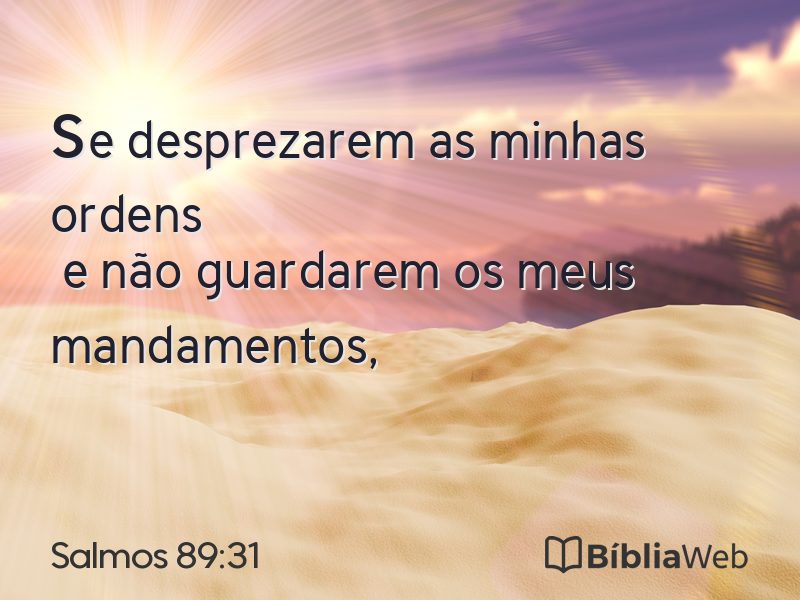 Salmos 89:31 em imagem para compartilhar