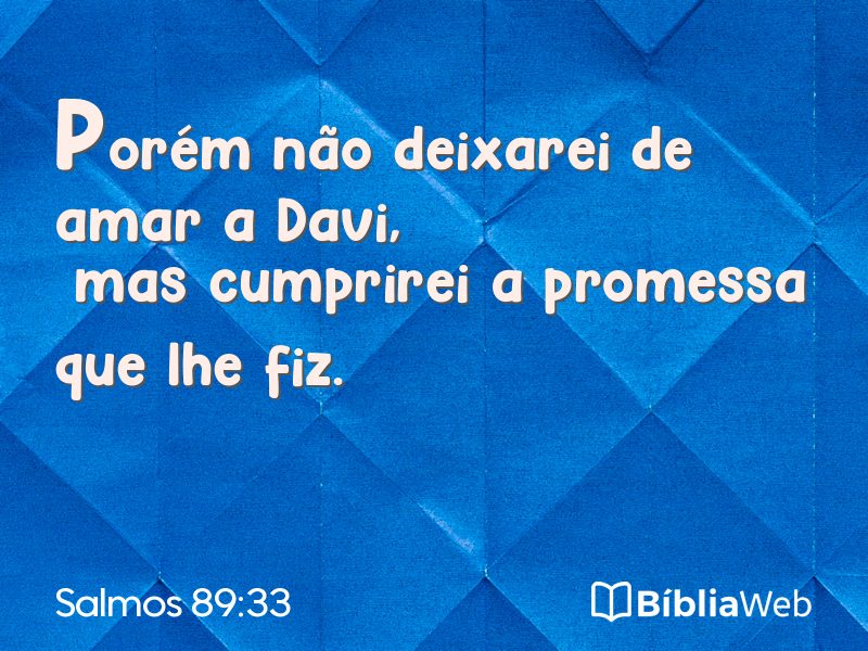 Salmos 89:33 em imagem para compartilhar