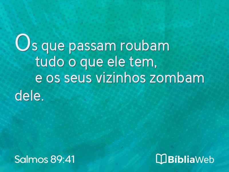 Salmos 89:41 em imagem para compartilhar