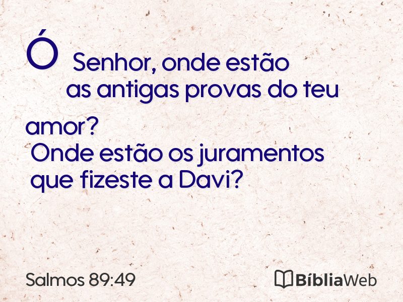 Salmos 89:49 em imagem para compartilhar
