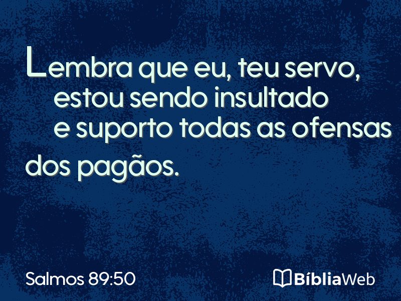 Salmos 89:50 em imagem para compartilhar