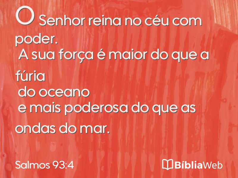 Salmos 93:4 em imagem para compartilhar