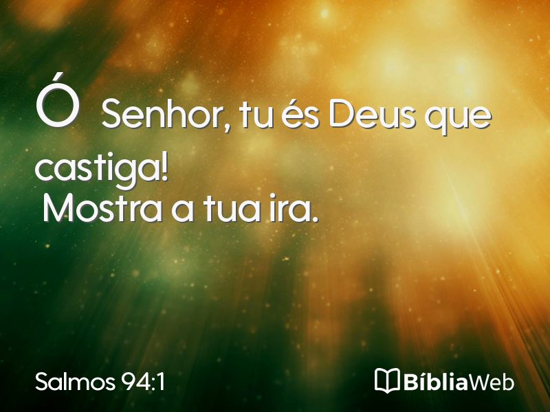 Salmos 94:1 em imagem para compartilhar
