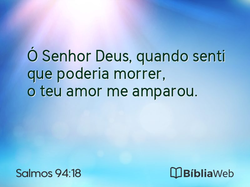 Salmos 94:18 em imagem para compartilhar