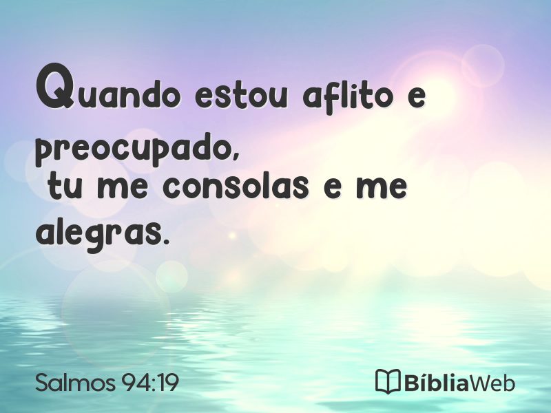 Salmos 94:19 em imagem para compartilhar