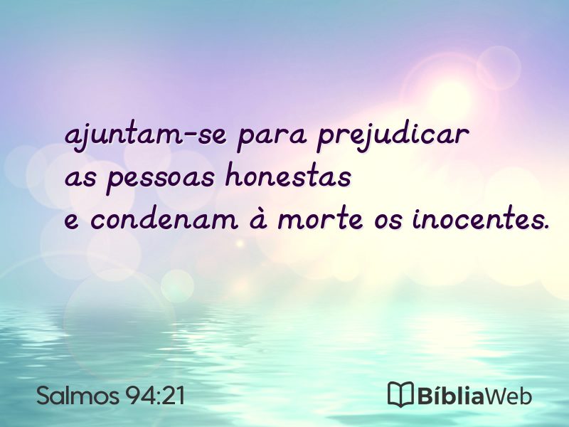 Salmos 94:21 em imagem para compartilhar