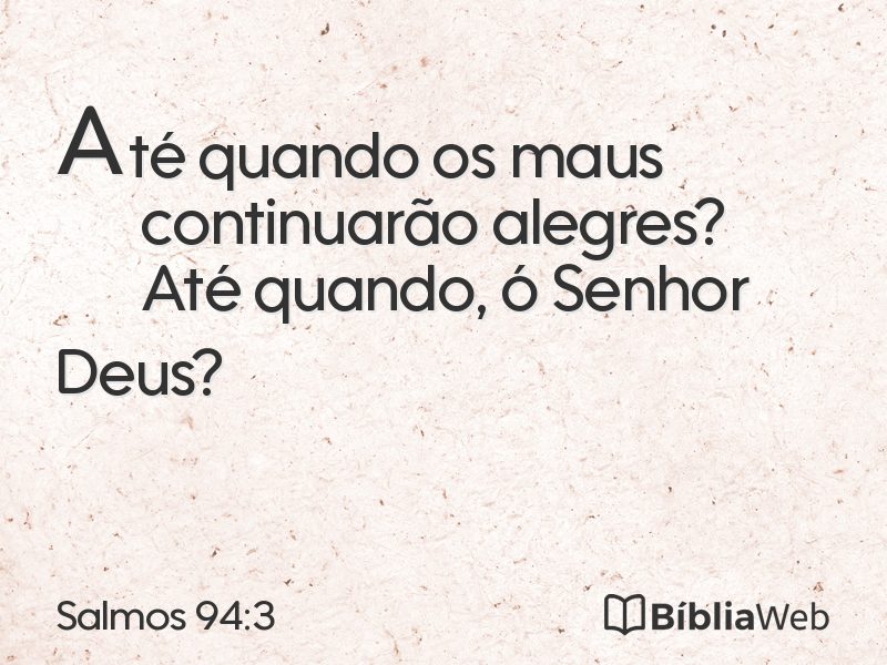 Salmos 94:3 em imagem para compartilhar