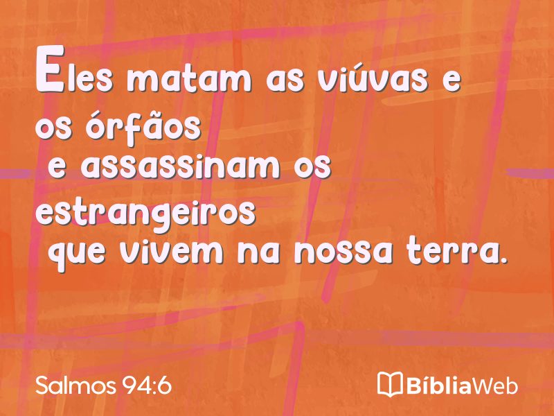 Salmos 94:6 em imagem para compartilhar