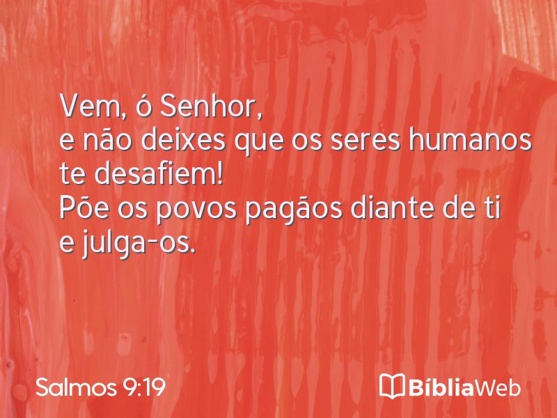 Salmos 9:19 em imagem para compartilhar