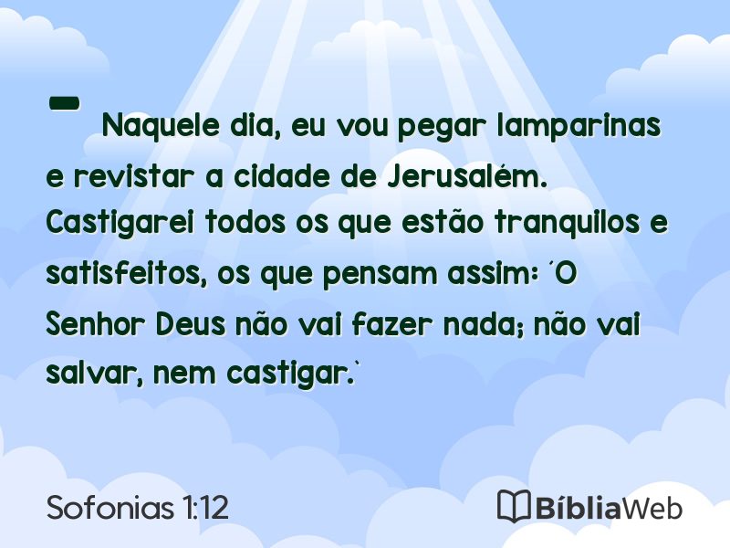 Sofonias 1:12 em imagem para compartilhar