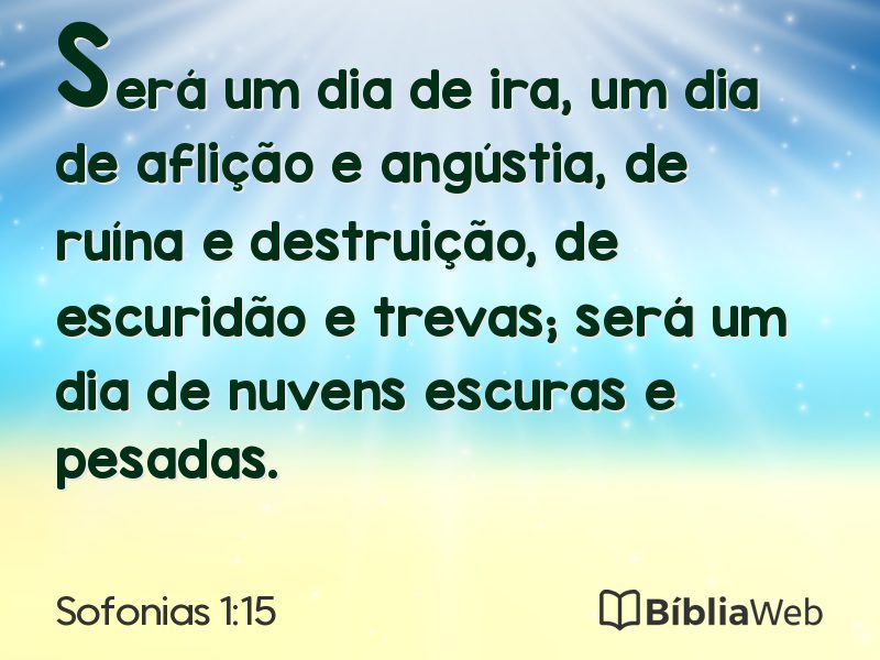 Sofonias 1:15 em imagem para compartilhar