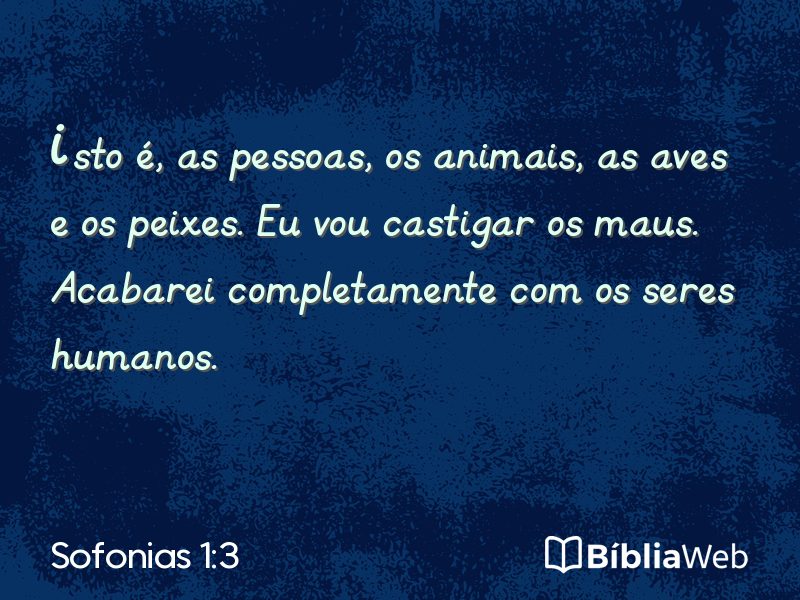 Sofonias 1:3 em imagem para compartilhar