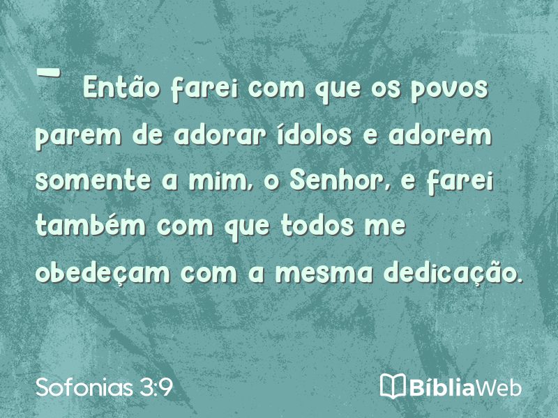 Sofonias 3:9 em imagem para compartilhar