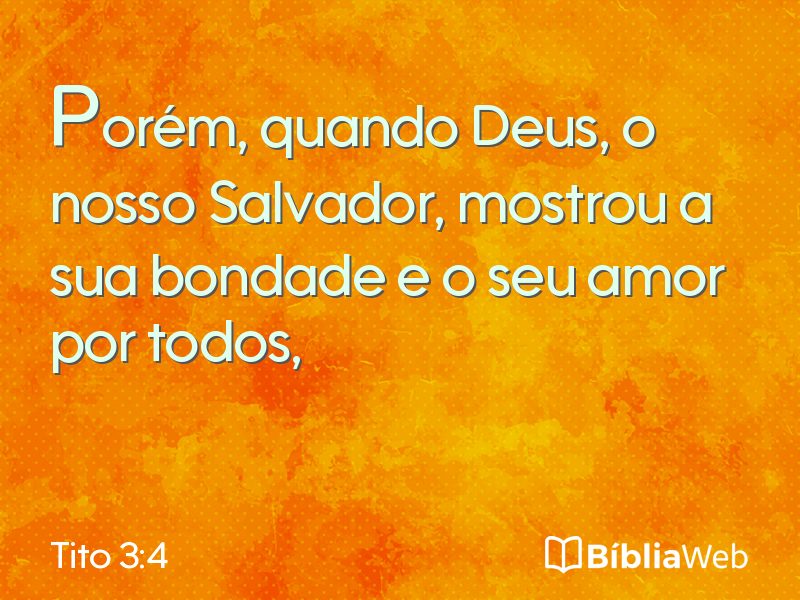 Tito 3:4 em imagem para compartilhar