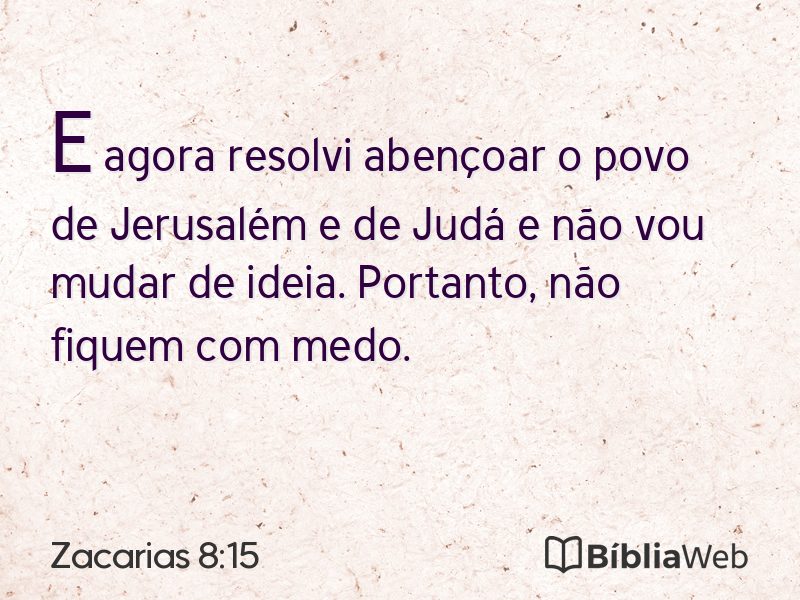 Zacarias 8:15 em imagem para compartilhar
