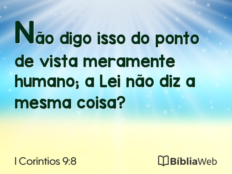 I Coríntios 9:8 em imagem para compartilhar