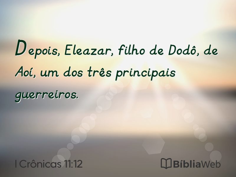 I Crônicas 11:12 em imagem para compartilhar
