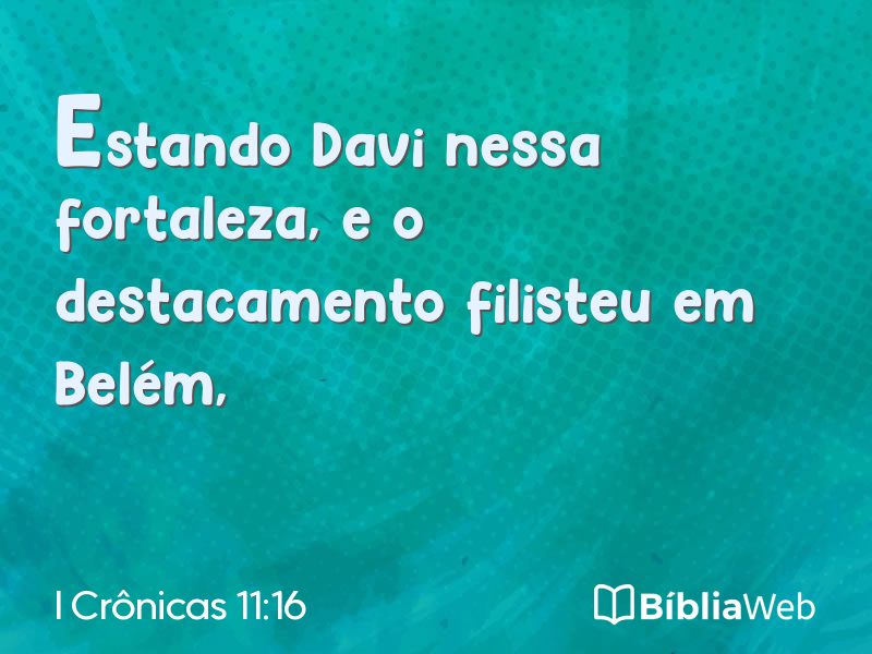 I Crônicas 11:16 em imagem para compartilhar