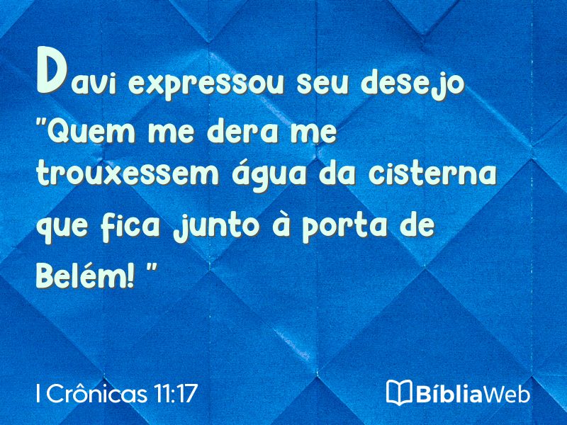 I Crônicas 11:17 em imagem para compartilhar