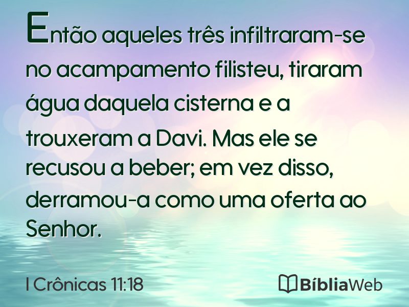 I Crônicas 11:18 em imagem para compartilhar