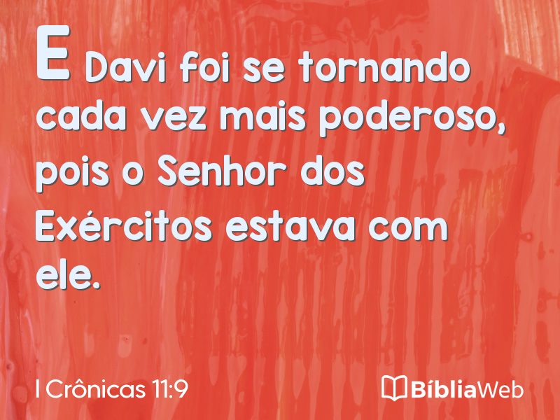 I Crônicas 11:9 em imagem para compartilhar