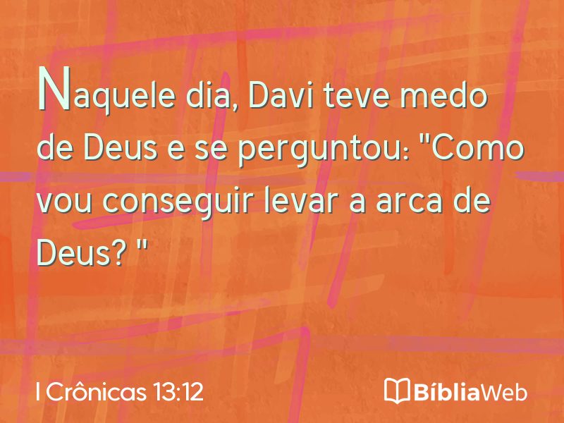I Crônicas 13:12 em imagem para compartilhar