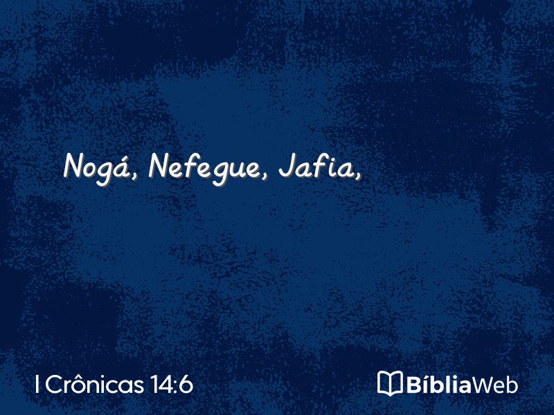 I Crônicas 14:6 em imagem para compartilhar