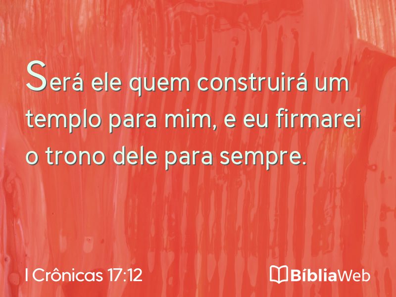 I Crônicas 17:12 em imagem para compartilhar