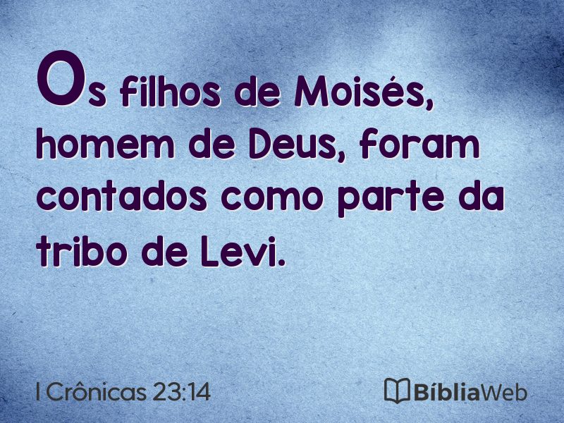 I Crônicas 23:14 em imagem para compartilhar