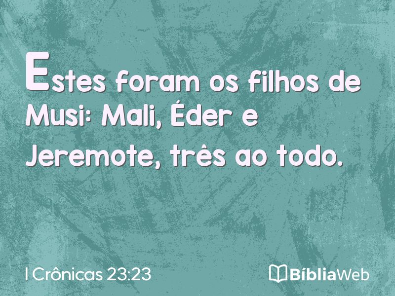 I Crônicas 23:23 em imagem para compartilhar