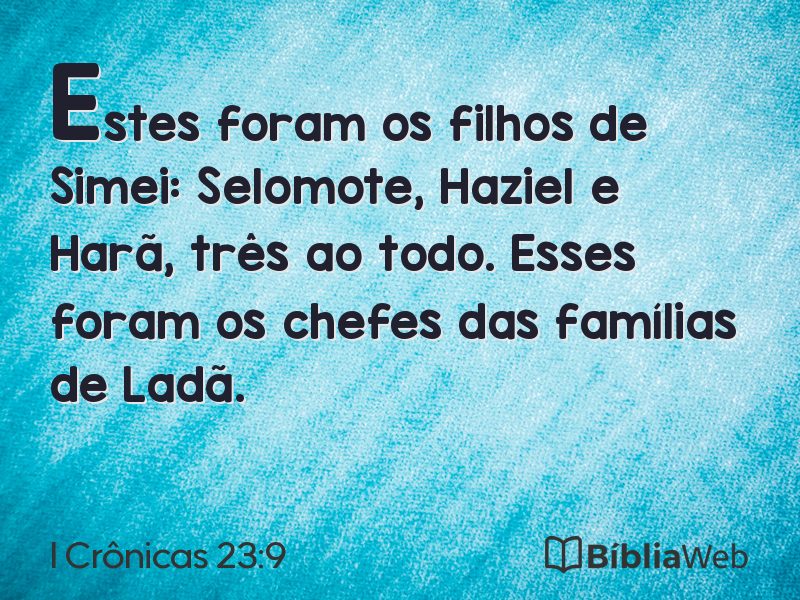 I Crônicas 23:9 em imagem para compartilhar