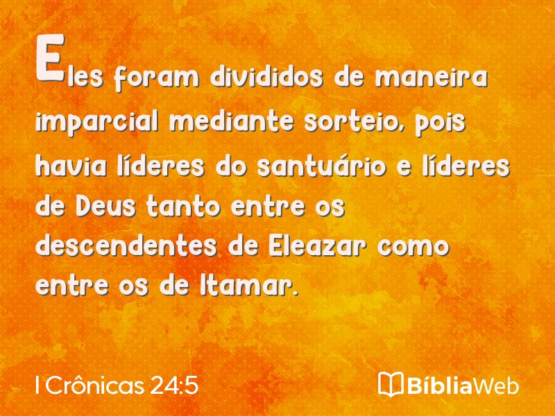 I Crônicas 24:5 em imagem para compartilhar