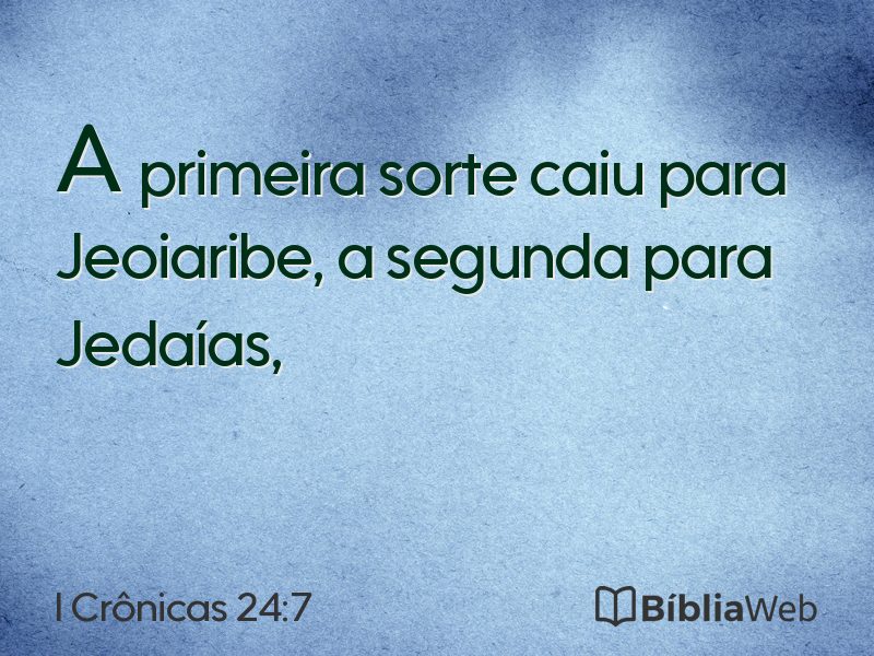 I Crônicas 24:7 em imagem para compartilhar