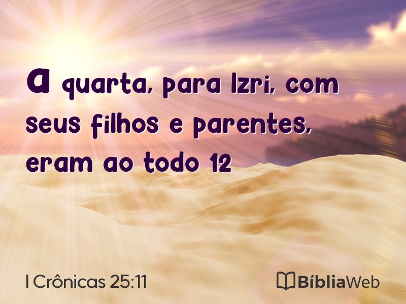 I Crônicas 25:11 em imagem para compartilhar