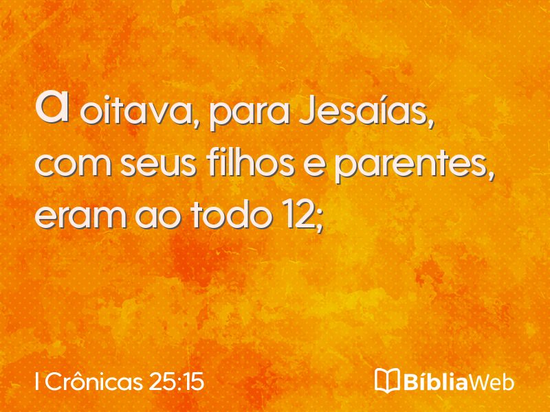 I Crônicas 25:15 em imagem para compartilhar