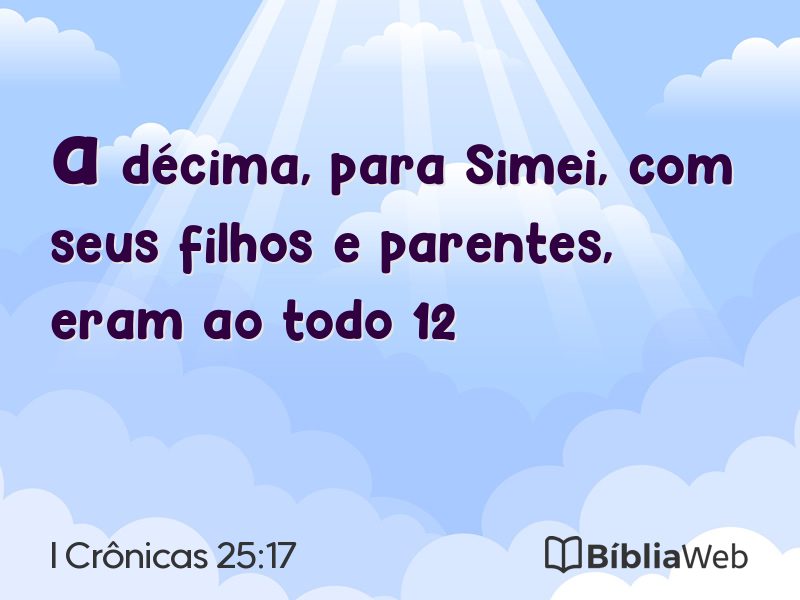 I Crônicas 25:17 em imagem para compartilhar