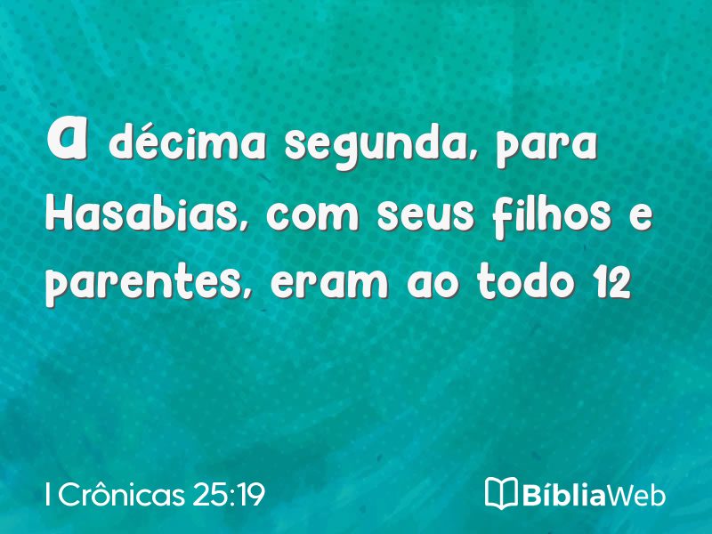 I Crônicas 25:19 em imagem para compartilhar