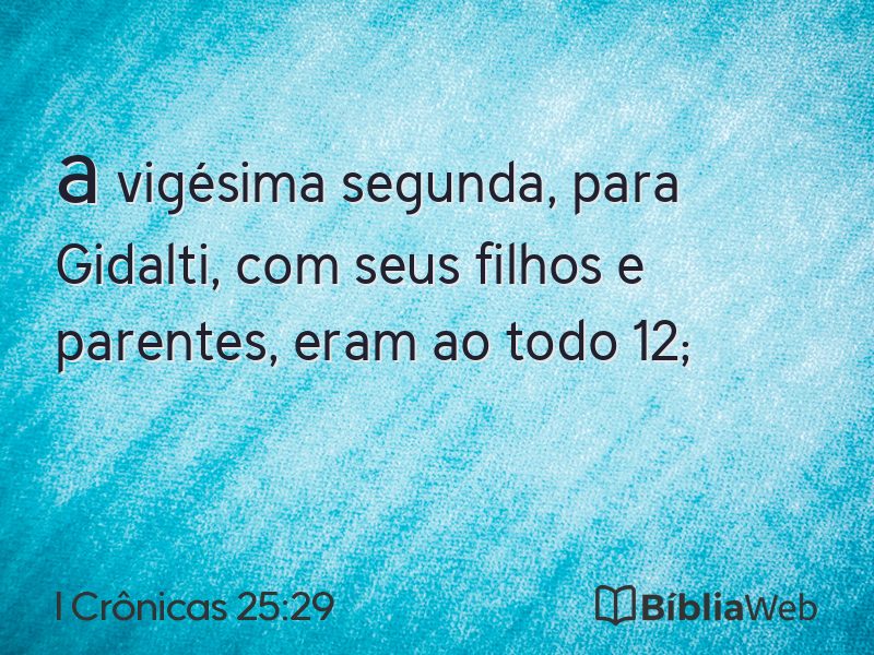 I Crônicas 25:29 em imagem para compartilhar