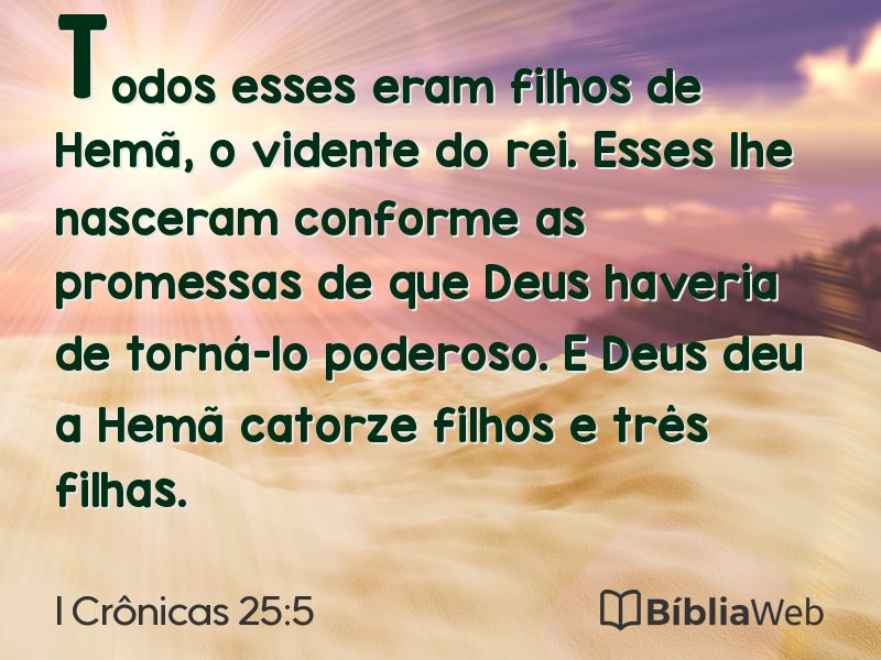 I Crônicas 25:5 em imagem para compartilhar