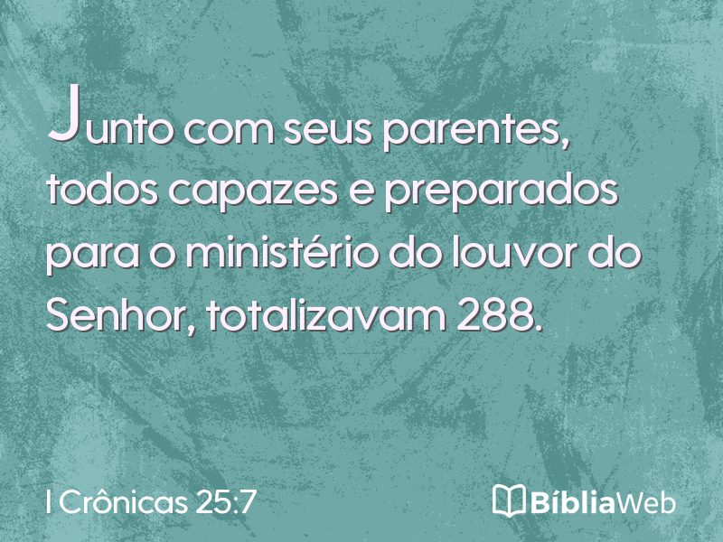 I Crônicas 25:7 em imagem para compartilhar