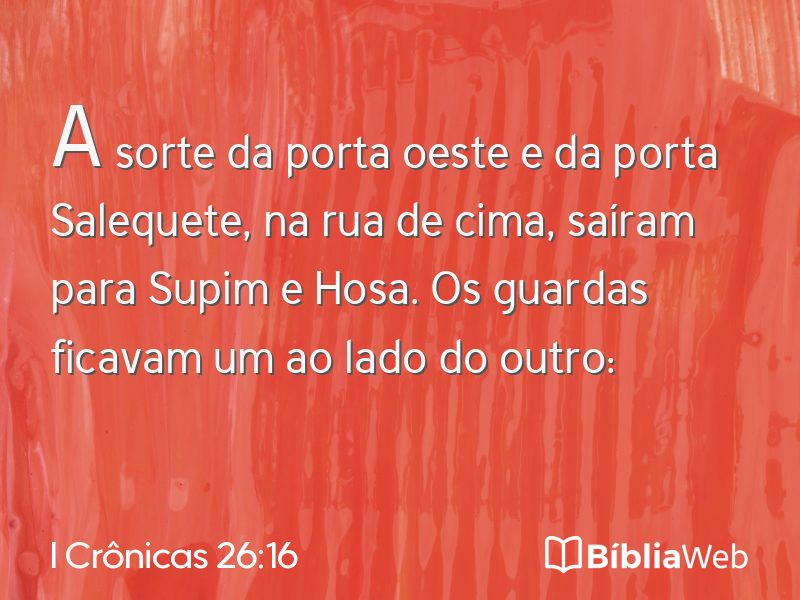 I Crônicas 26:16 em imagem para compartilhar