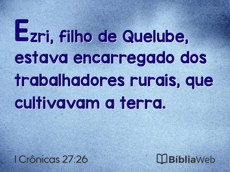I Crônicas 27:26 em imagem para compartilhar